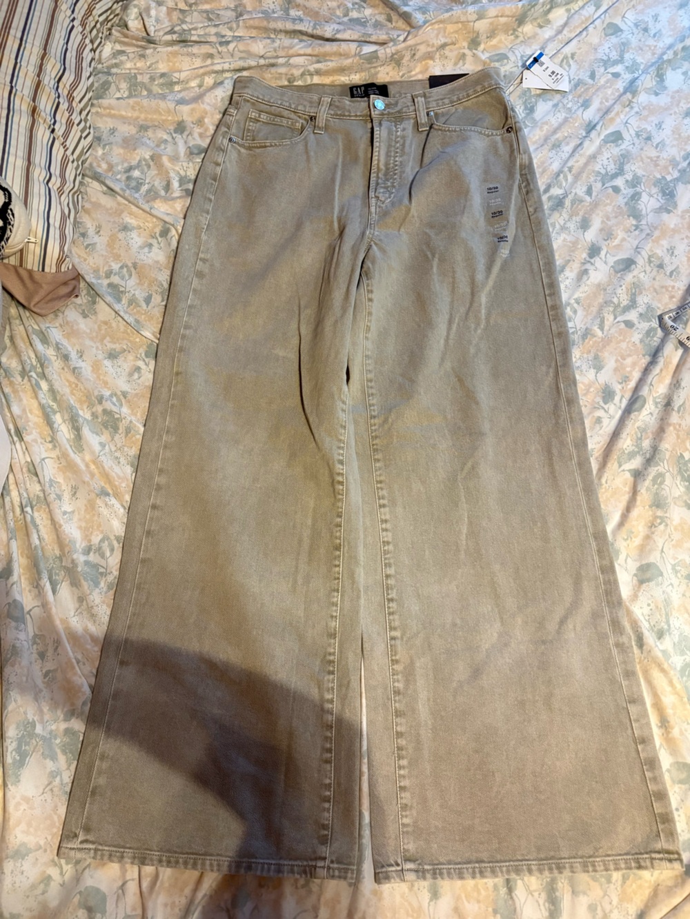 GAP denim high rise wide-leg jeans
